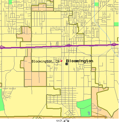 Bloomington map