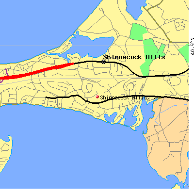 Shinnecock Hills map