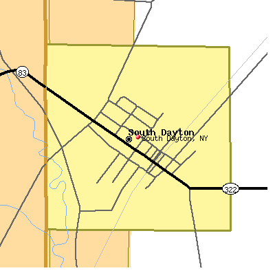 South Dayton map