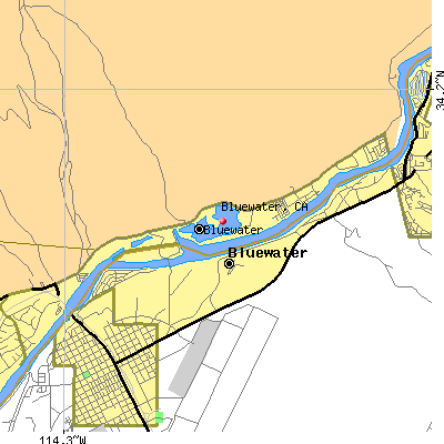Bluewater map