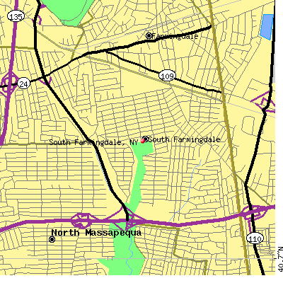 South Farmingdale map