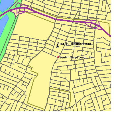 South Hempstead map