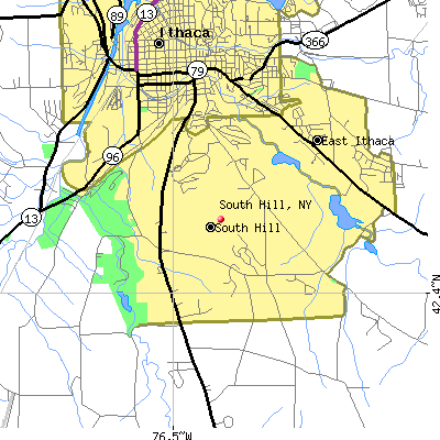 South Hill map