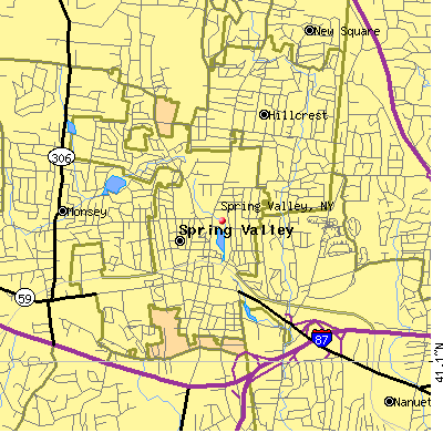 Spring Valley map