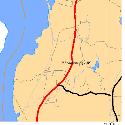 Staatsburg map