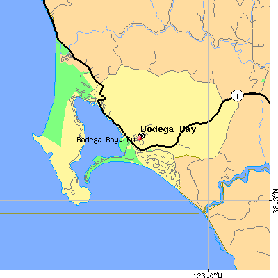 Bodega Bay map