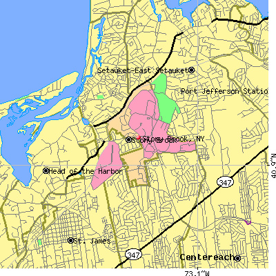 Stony Brook map