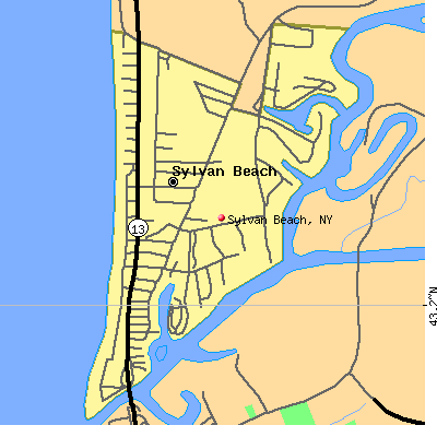 Sylvan Beach map