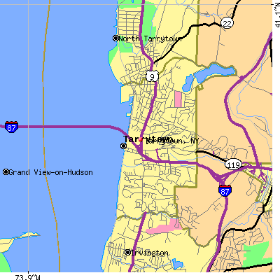 Tarrytown map