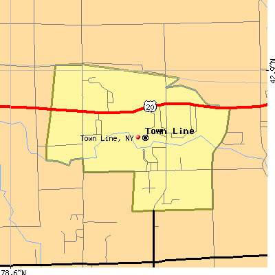 Town Line map