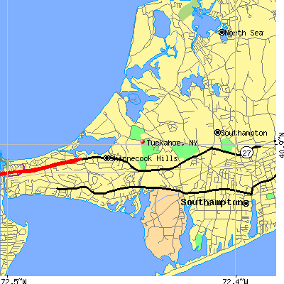 Tuckahoe map
