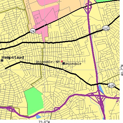 Uniondale map