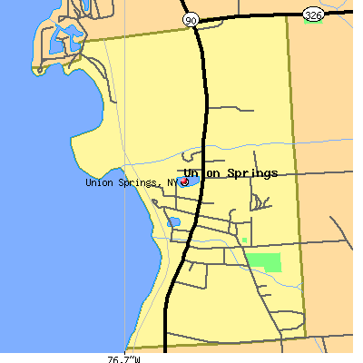Union Springs map