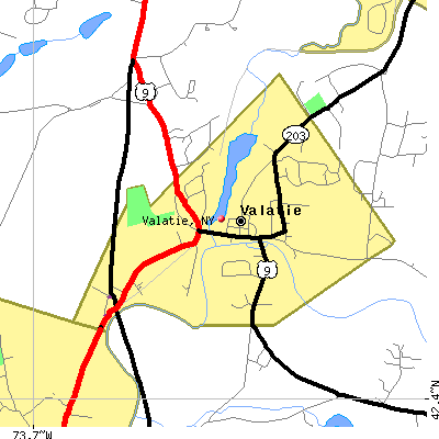 Valatie map