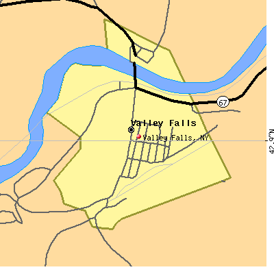 Valley Falls map