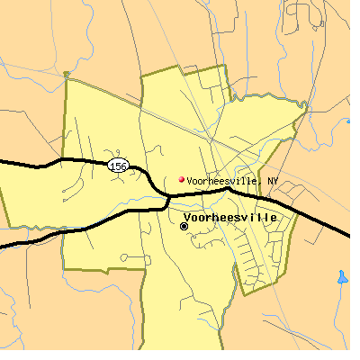 Voorheesville map