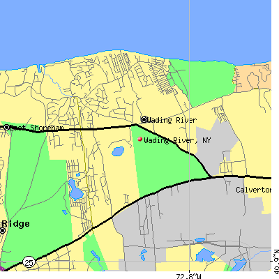 Wading River map