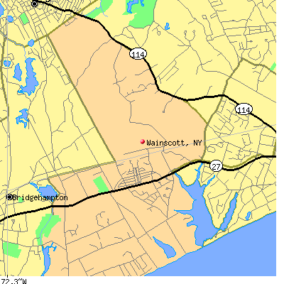 Wainscott map