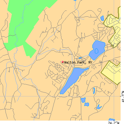 Walton Park map