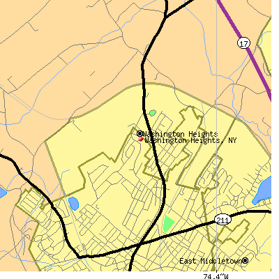 Washington Heights map