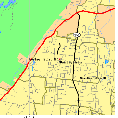 Wesley Hills map