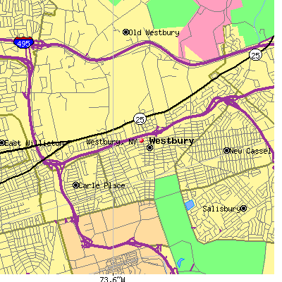 Westbury map