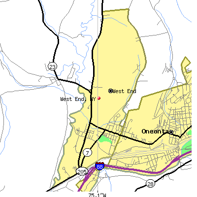 West End map