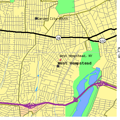 West Hempstead map