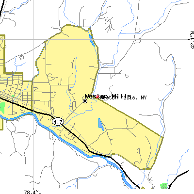Weston Mills map