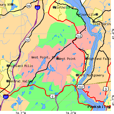 West Point map