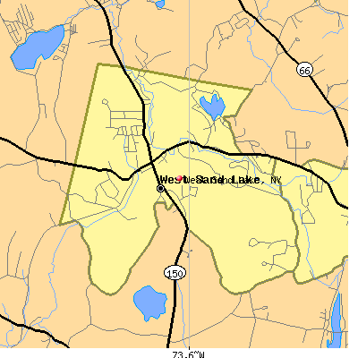 West Sand Lake map