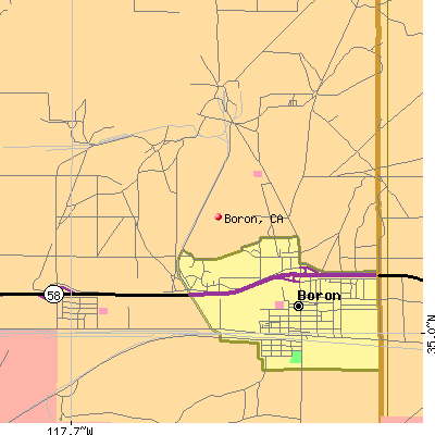Boron map