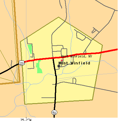 West Winfield map