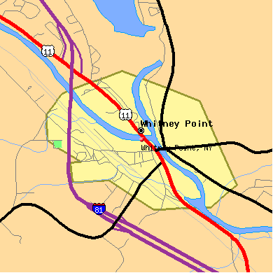 Whitney Point map