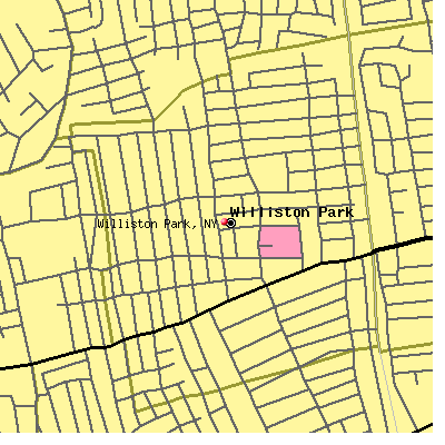 Williston Park map