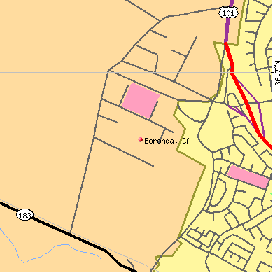 Boronda map