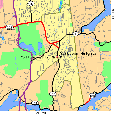 Yorktown Heights map