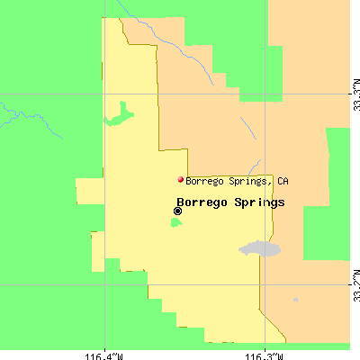 Borrego Springs map
