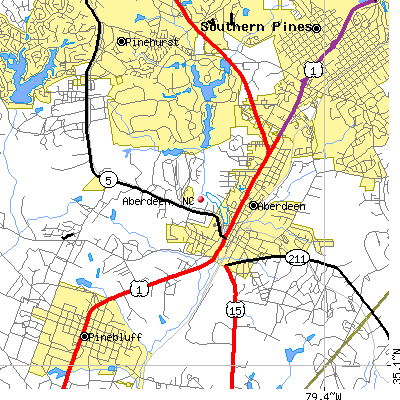 Aberdeen map
