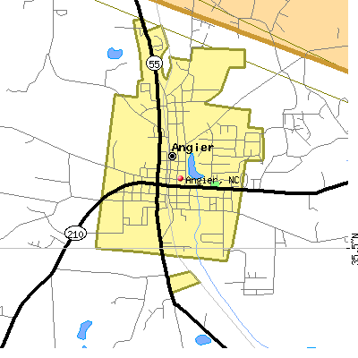 Angier map