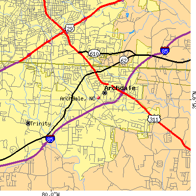 Archdale map