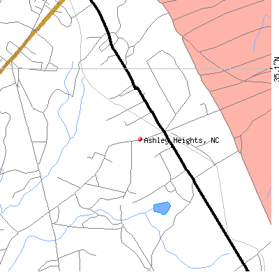 Ashley Heights map