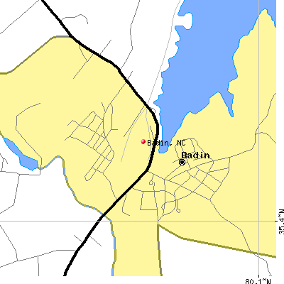 Badin map