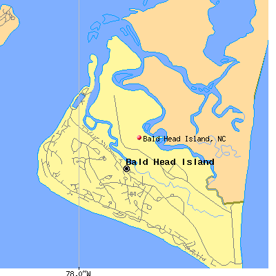 Bald Head Island map