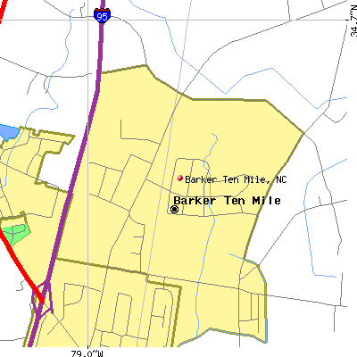 Barker Ten Mile map