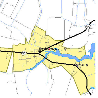 Bayboro map