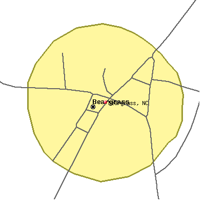Beargrass map