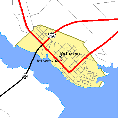 Belhaven map