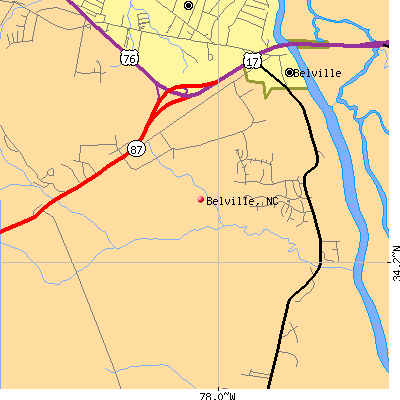 Belville map