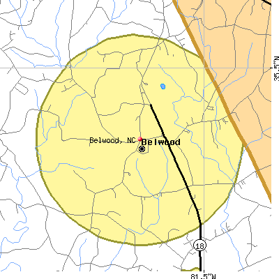 Belwood map